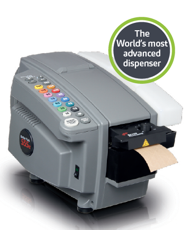 BP555# Electronic water activated tape dispenser